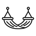 Beach hammock 2 icon