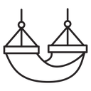 Beach hammock 2 icon
