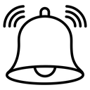 Bell ring 3 icon