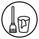 Besom Broom Pail icon