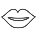 Big lips icon