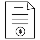Bill paid icon