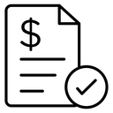 Bill paid icon