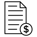Bill paid icon
