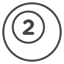 Billiard ball icon