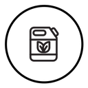 Biofuel canister icon