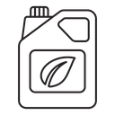 Biofuel canister icon