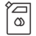 Biofuel canister icon