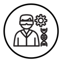 Biomedical engineer icon