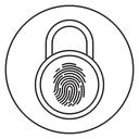 Biometric security 2 icon