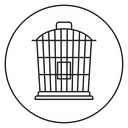 Bird cage icon