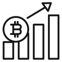 Bitcoin Evolution Black Outline icon