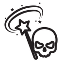 Black magic icon