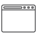 Blank Browser Window icon