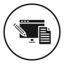 Blended learning icon