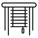 Blinds open 2 icon