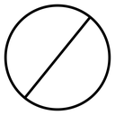 Blocked Black Outline icon