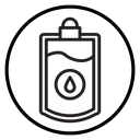 Blood bag icon