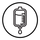 Blood bag icon