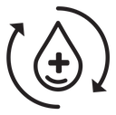 Blood flow icon