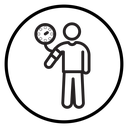 Blood pressure icon