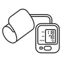 Blood pressure meter icon