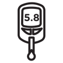 Blood sugar icon