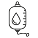 Blood transfusion icon
