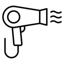 Blow Dryer Heat Waves icon