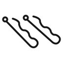 Bobby pins icon