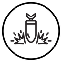 Bomb Black Outline icon