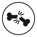 Bone break icon