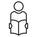 Book open reader 3 icon
