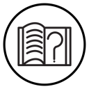 Book with question mark icon