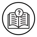 Book with question mark icon