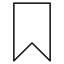 Bookmark Black Outline icon