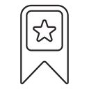 Bookmark star icon