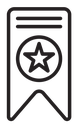 Bookmark star icon