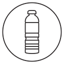 Bottle water icon