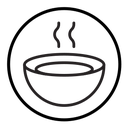 Bowl of soup icon