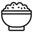 Bowl rice icon
