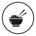 Bowl rice icon