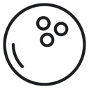 Bowling ball icon