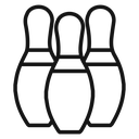 Bowling pins 4 icon
