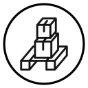 Box on a pallet icon