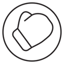 Boxing gloves icon