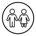 Boy girl Kids icon
