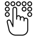 Braille 4 icon