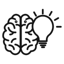 Brain idea icon