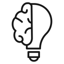Brain idea icon